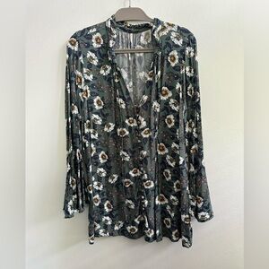 Free people bell sleeve tunic